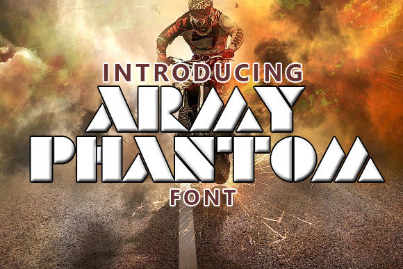 Army Phantom: A Bold Display Font for Editorial Design