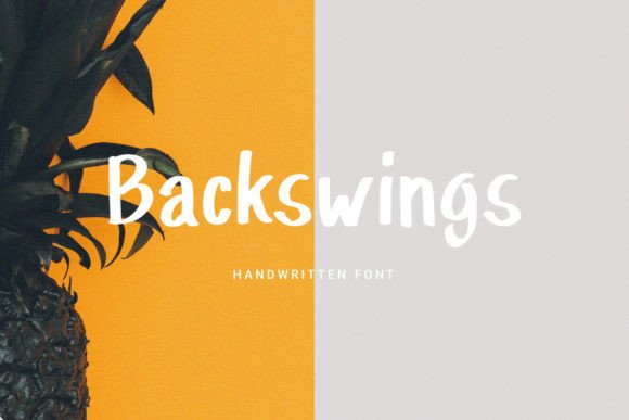 Backswings Font for Eye-Catching Digital Campaigns