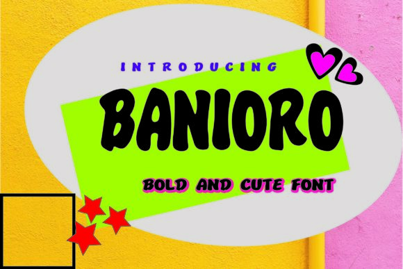 Banioro: A Bold Display Font for Marketers and Designers