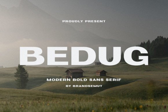 Bedug: A Modern Sans Serif Font for Bold Branding