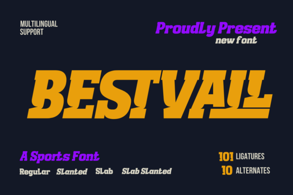 Bestvall: A Slab Serif with Substance
