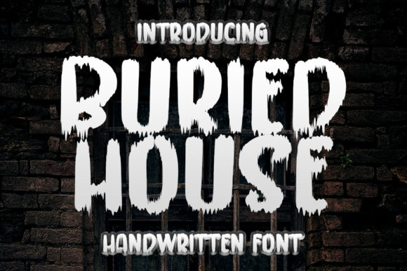 Buried House Font for Editorial Design