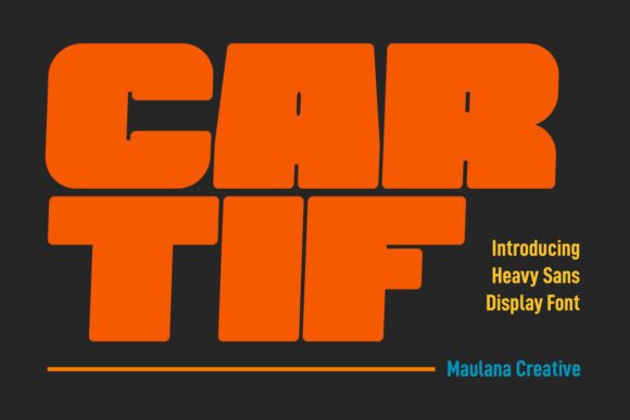Cartif: A Stylish Sans Serif Font for Modern Editorial Design