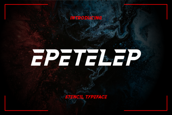 Epetelep: A Modern Display Font for Bold Editorial Design
