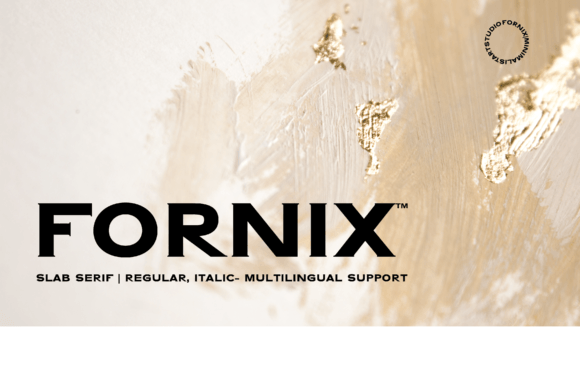 Fornix: A Slab Serif Font with Editorial Grace