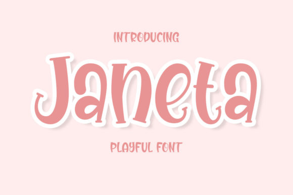 Janeta Display Font for Web Design