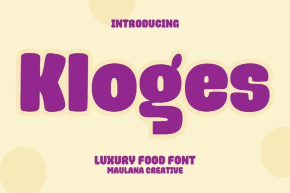 Kloges: A Cool Sans Display Font for Modern Branding
