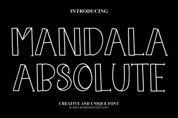 Mandala Absolute: A Display Font That Elevates Brand Identity