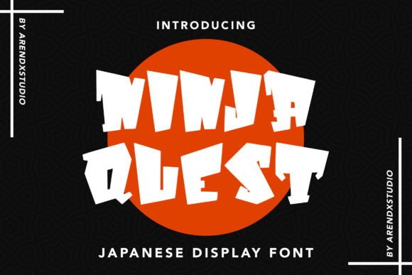 Ninja Quest Font Review: A Playful Display Font for Bold Branding