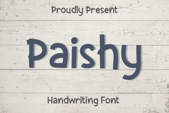 Paishy: A Bold Display Font for Polished Branding
