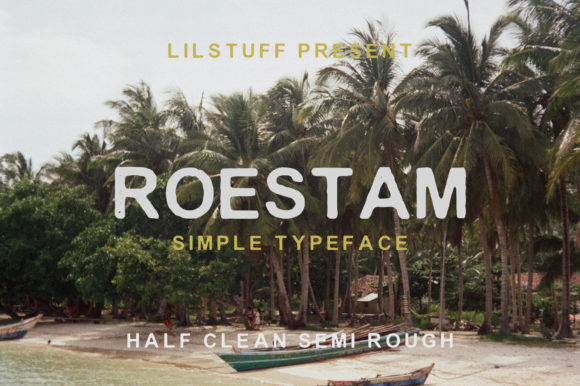 Roestam: A Minimalist Display Font for Timeless Branding