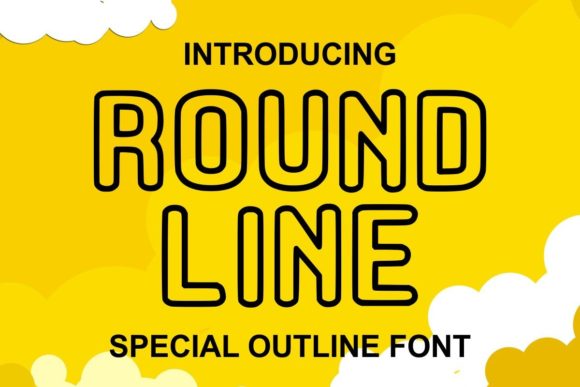 Round Line Font for Eye-Catching Brand Content