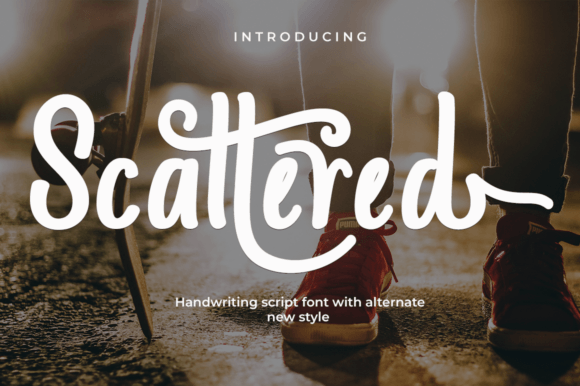 Scattered: The Whimsical Display Font for Modern Web Design