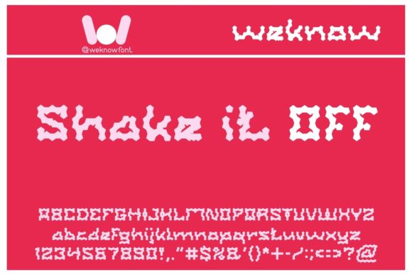 Shake It Off: A Cool Display Font for Branding Projects