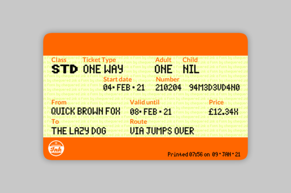 Spotted Rail Ticket: A Designer's First Impressions
